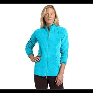 Women's Turquoise Full-Zip Fleece Jacket